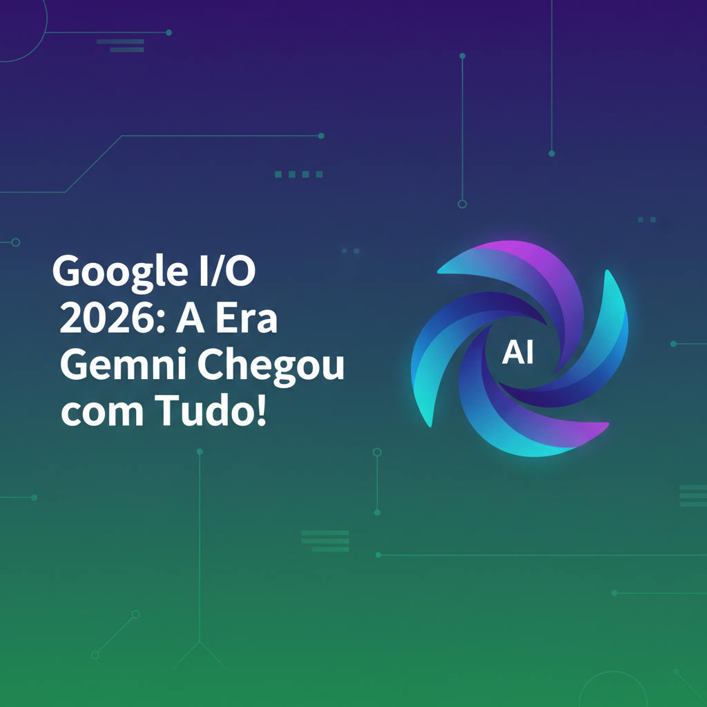 Google I/O 2026: A Era Gemini Chegou com Tudo!