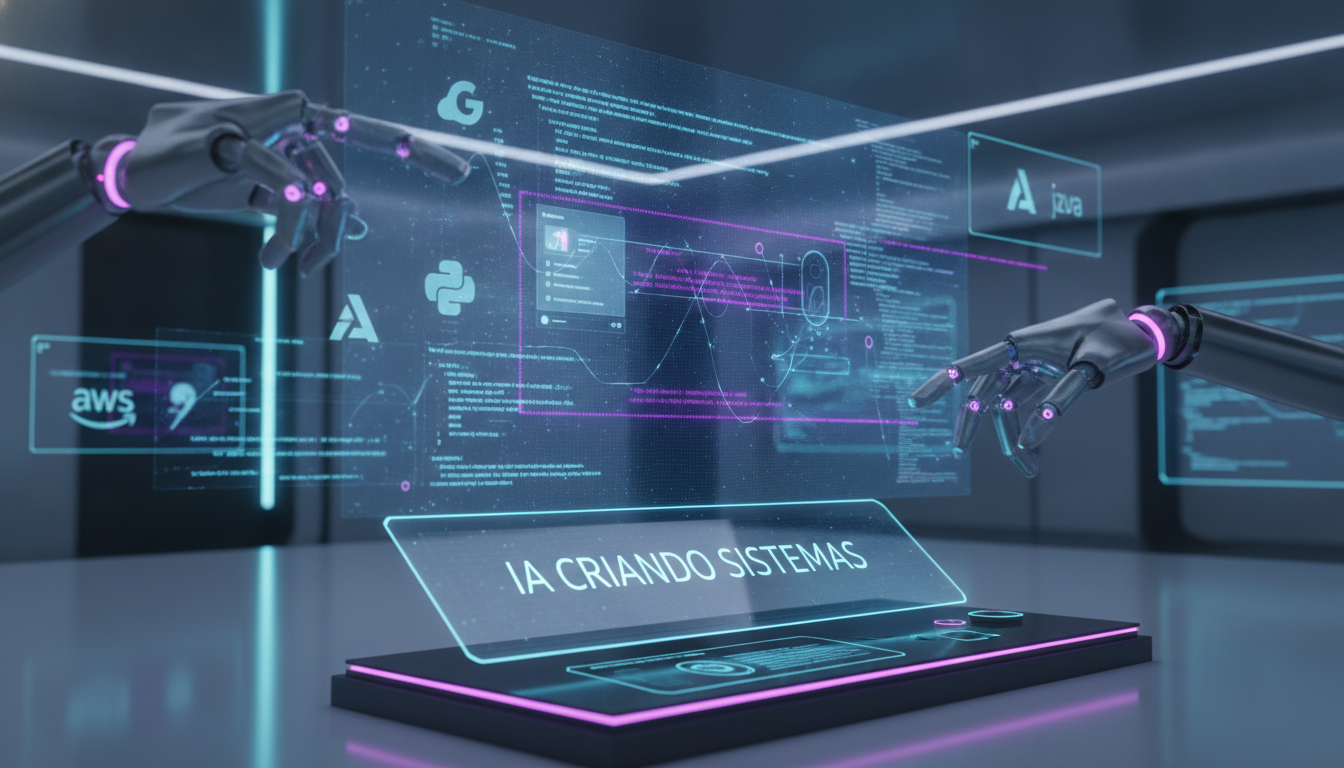 IA Além de Chatbots: Agentes Criando Sistemas e Apps
