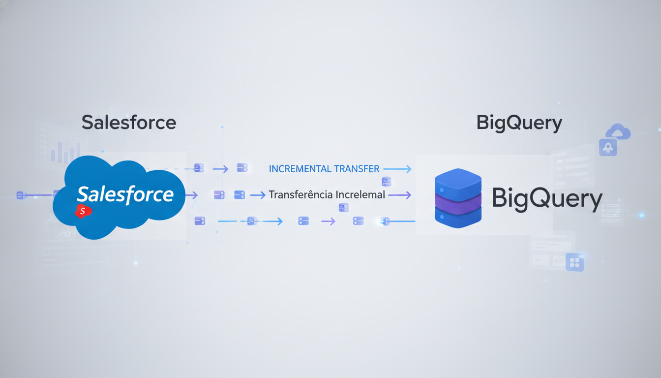 BigQuery: Transferências Incremental de Dados Salesforce