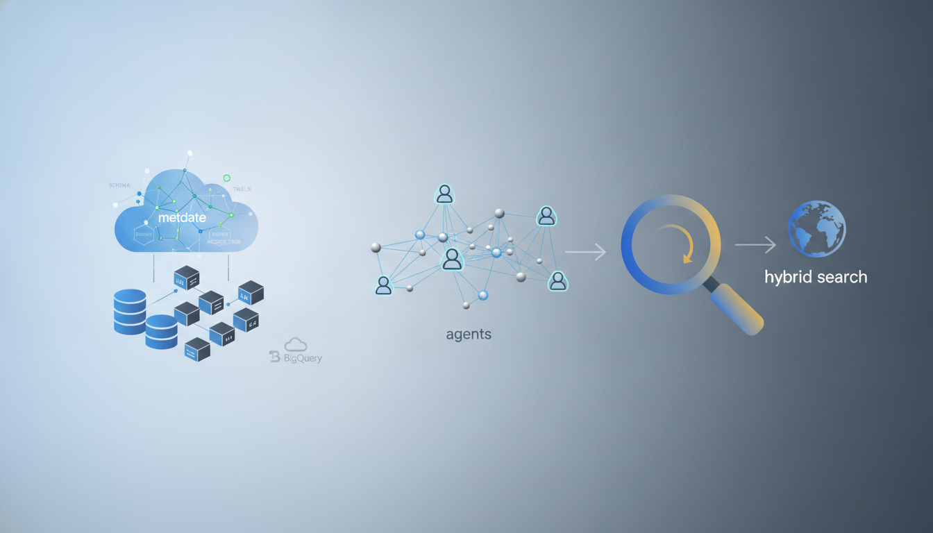 BigQuery: Novidades em Metadados, Agentes e Busca Híbrida