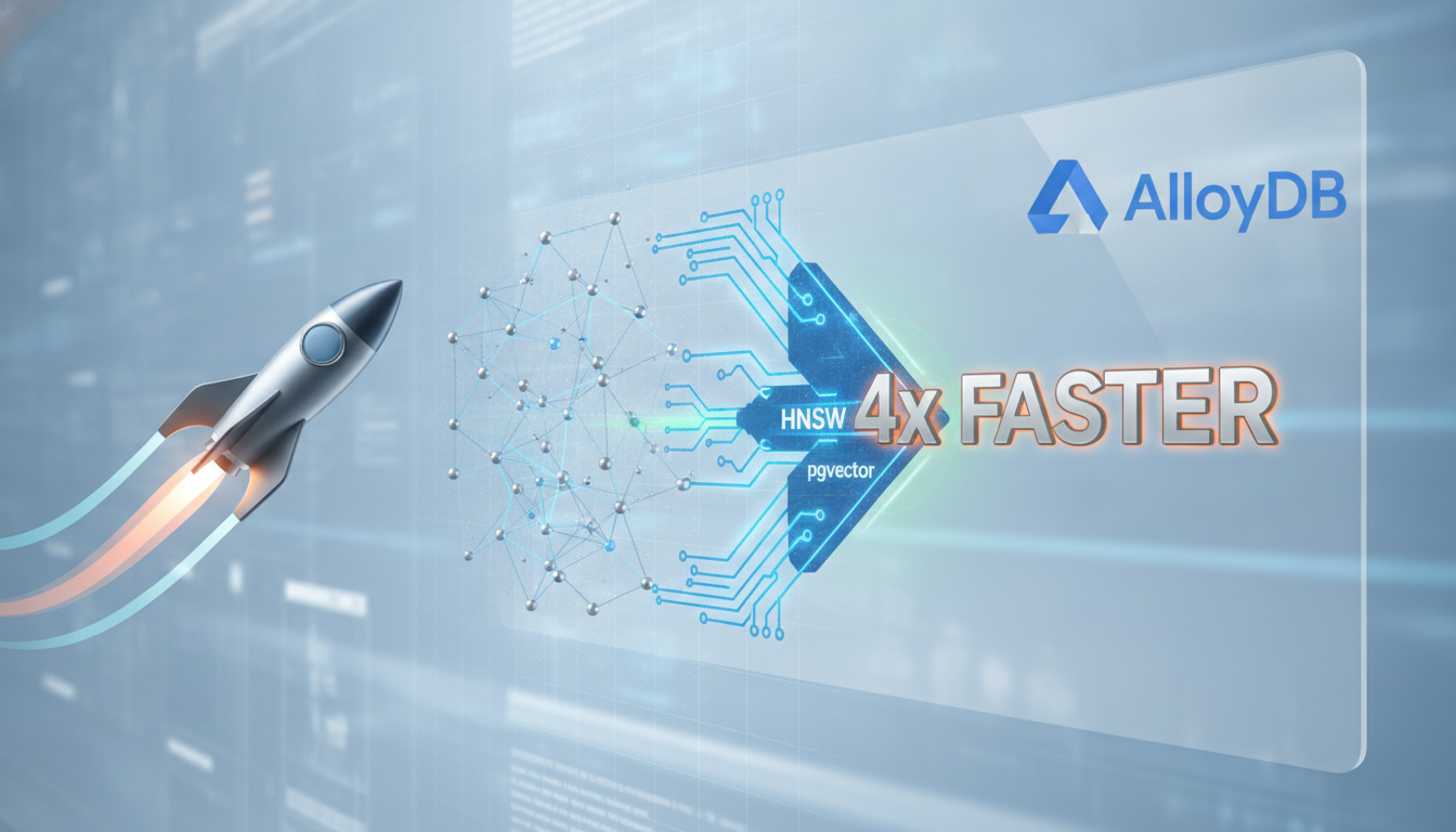 AlloyDB: Busca vetorial 4x mais rápida com HNSW e pgvector