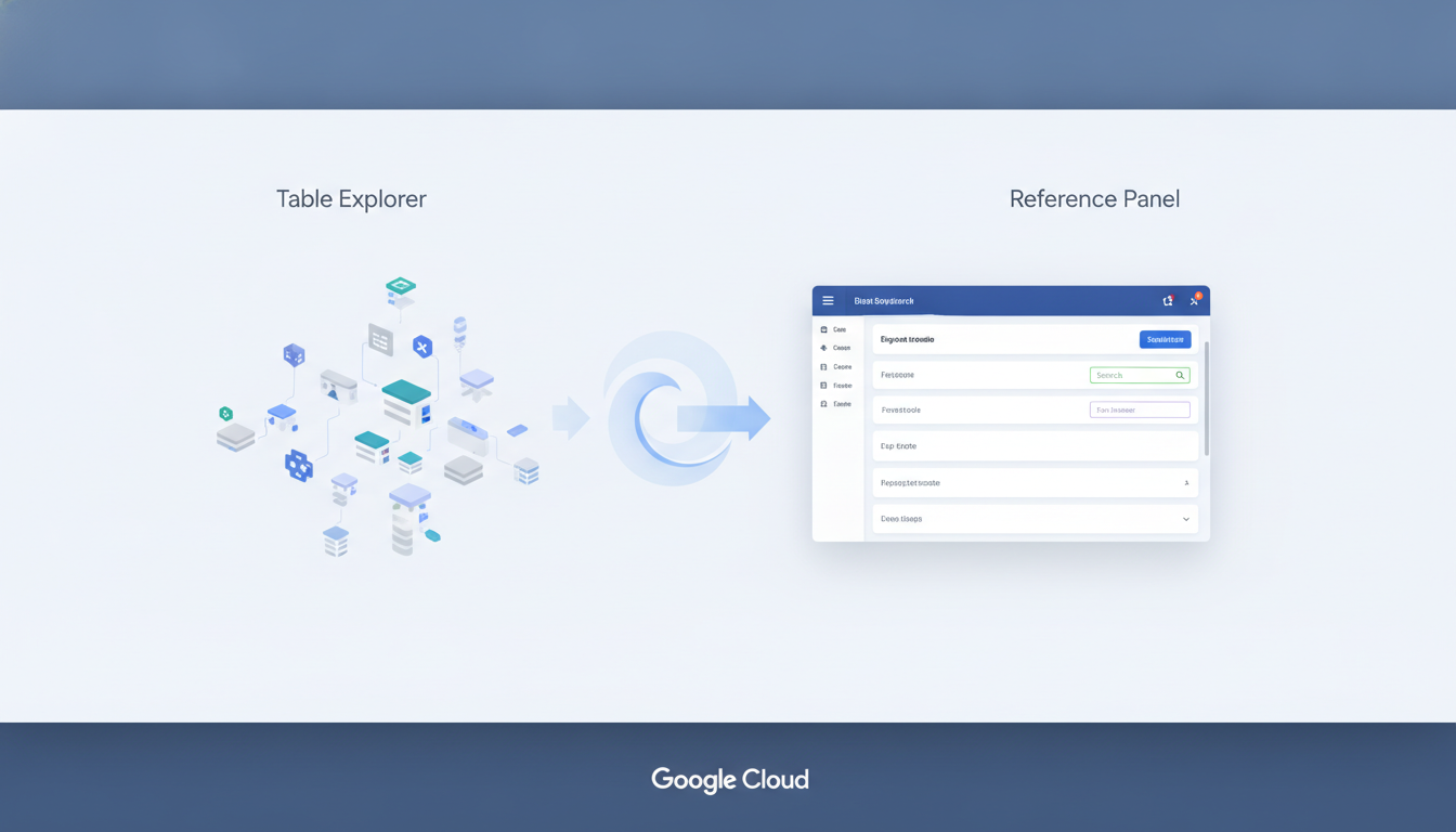 BigQuery: Tabela Explorer dá lugar ao Painel Reference