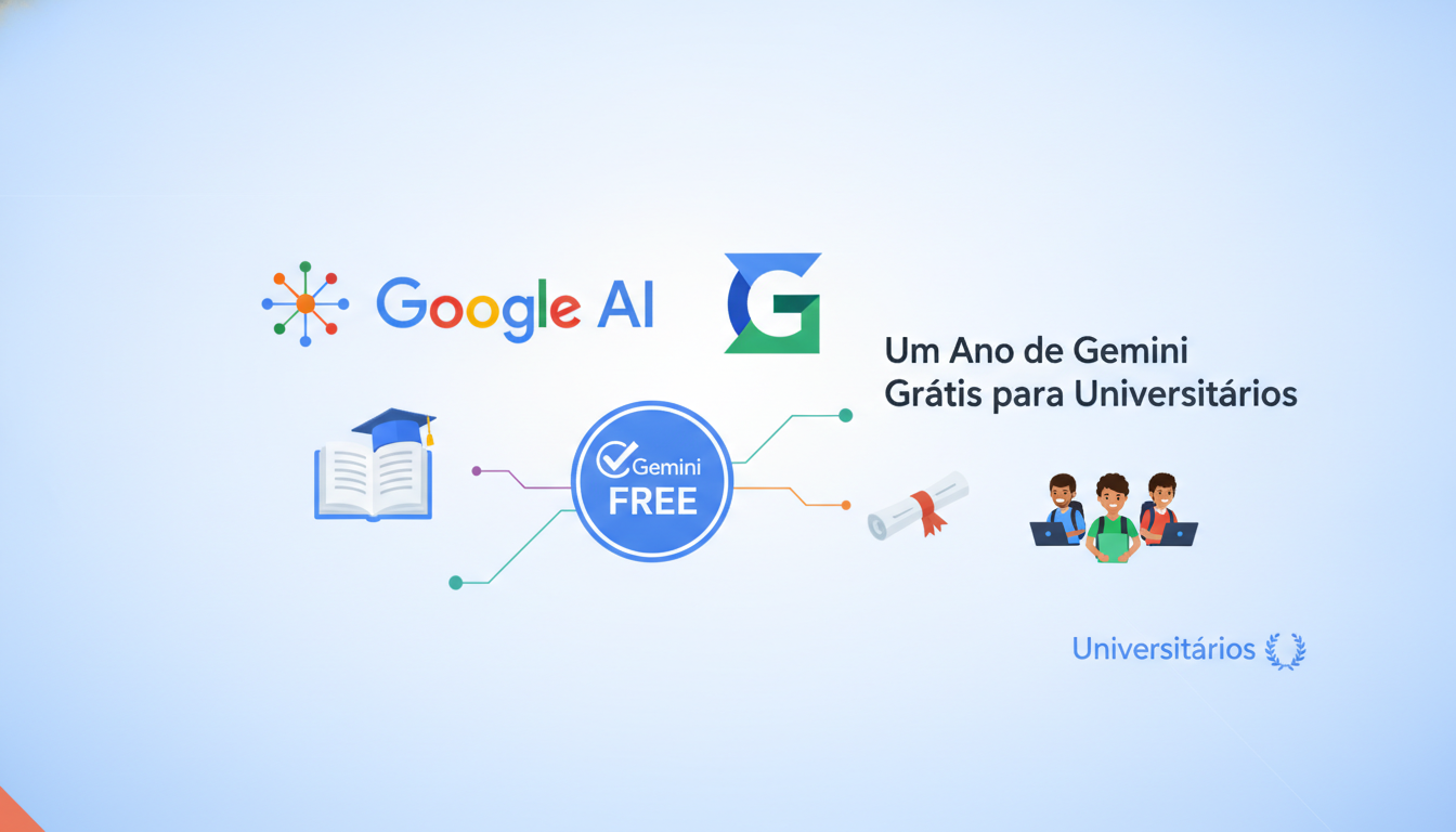 Google AI: Um Ano de Gemini Grátis para Universitários