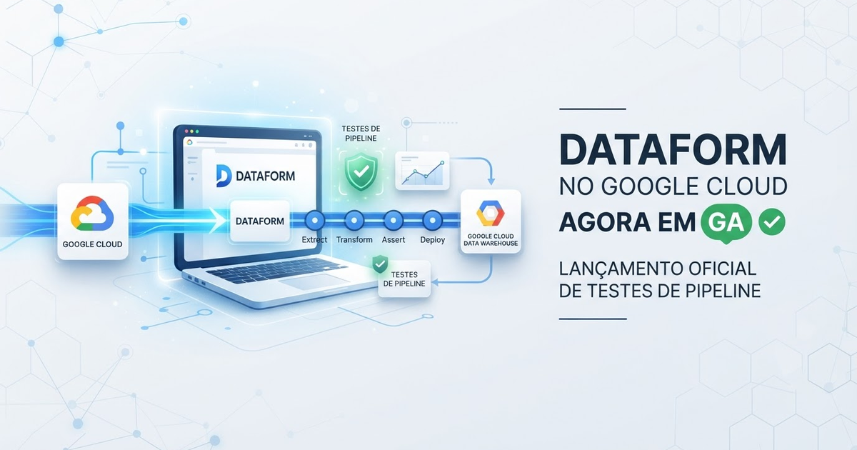 Dataform no Google Cloud Agora GA para Testes de Pipeline